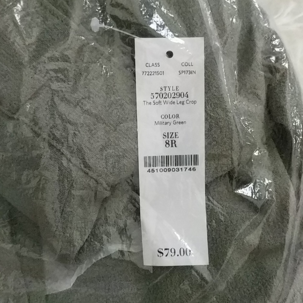 WHBM SOFT SPLIT WIDE LEG CROP PANTS - Picture 6 of 6